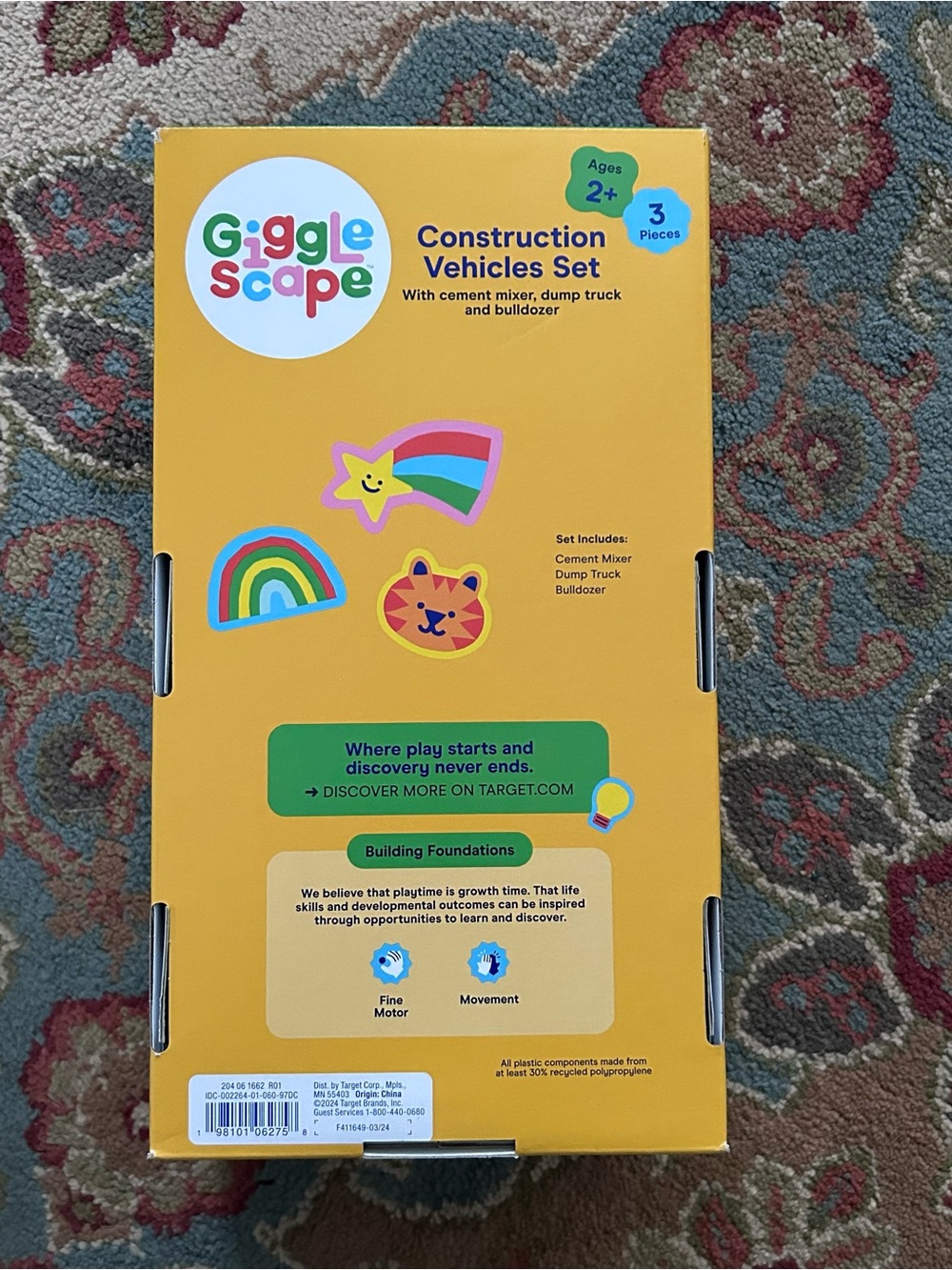 🚧 Gigglescape™ Construction Vehicles 3-pack set - Picture 4 of 9